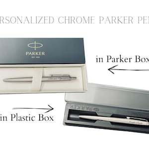 Personalized Parker Chrome Pen