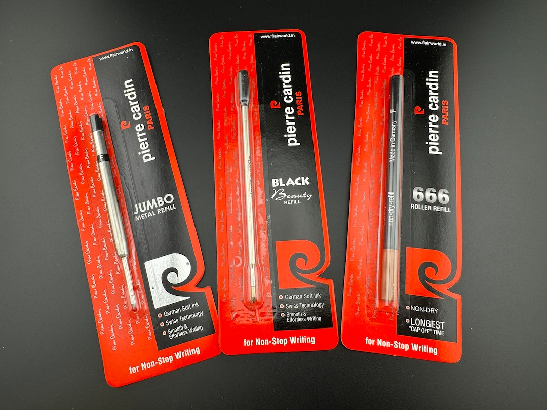 Pen Refill Black Ink, Pierre Cardin Pen Refill Etsy