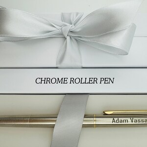 Personalized Pierre Cardin Monza Chrome Roller Pen