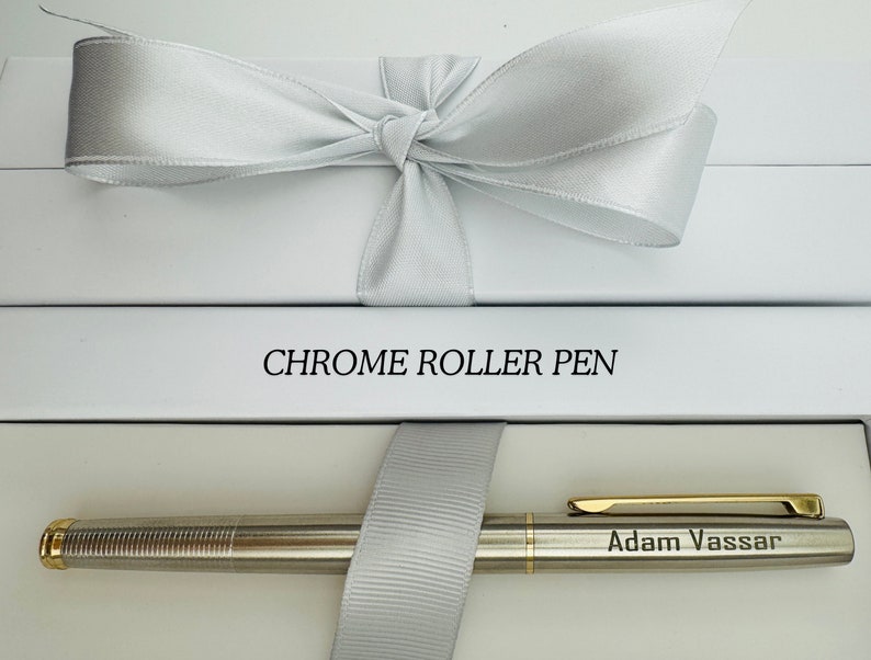 Personalized Pierre Cardin Monza Chrome Roller Pen