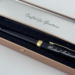 Custom Name Pen in Gift Box, Engraved Parker Pen, Personalized Master of Business Administration Graduate Gift