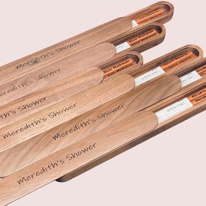 Engraved Reusable Chopsticks in Walnut Custom Case for Spouse, Unique Gift for Husband, Personalized Gift for Spouse