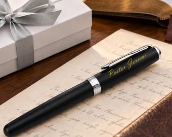 Engraved Parker Pen for Pastor – Personalized Appreciation Gift, Ordination, Seminary Graduation, Retirement