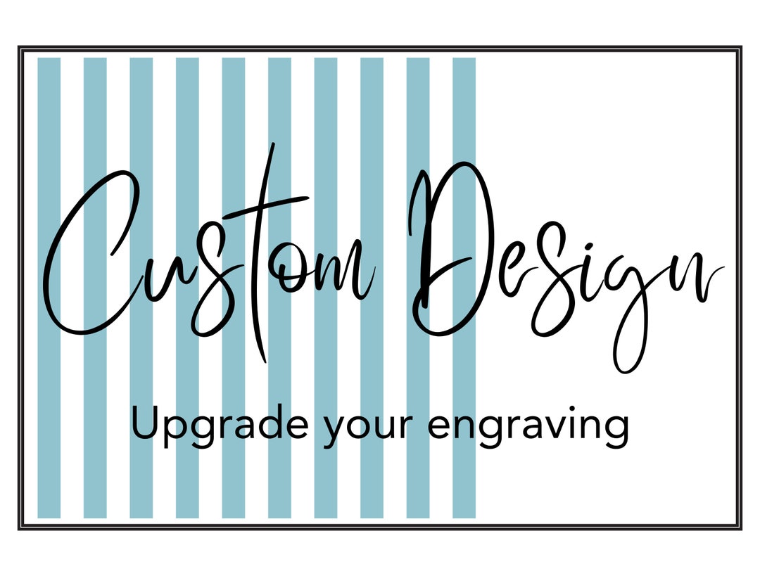 Custom Design for Engraving - Etsy