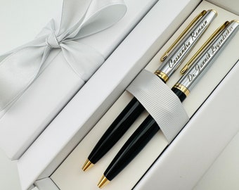 Customized Pierre Cardin Ball Pens Set, Blue Ink, Promotion Gift, Office Gift, Coworker Gift, Lawyer Gift, Accountant Gift, New Job Gift