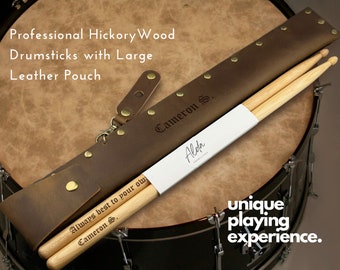 Engraved Wood Drumsticks, Professional Drumsticks, Drum Accessories, Gift for Drummer, Musician Gift, Music Teacher Gift, Wedding Favors