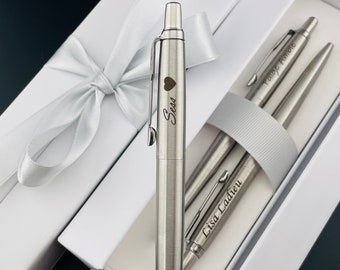 Premium Quality Engraved Jotter Parker Pen, Groomsman Gift, Custom Wedding Favors, Teacher Gift, Professor Teacher Doctor Writer Gift