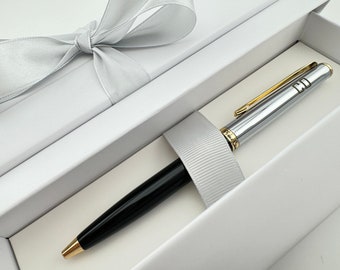 Custom Pierre Cardin Ball Pen, Blue Ink, St Valentine Gift, Wedding Gift, Special Gift, Graduation Gift, Personalized Gift, Gift for Teacher