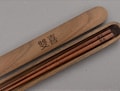 MR & MRS Chopsticks, Personalized Wooden Walnut Custom Chopsticks in Box, Party Chopsticks, Engraved Housewarming Present