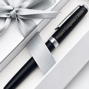 Custom Engraved Parker Roller Pen, Personalized Corporate Christmas Gift for Employees and Clients