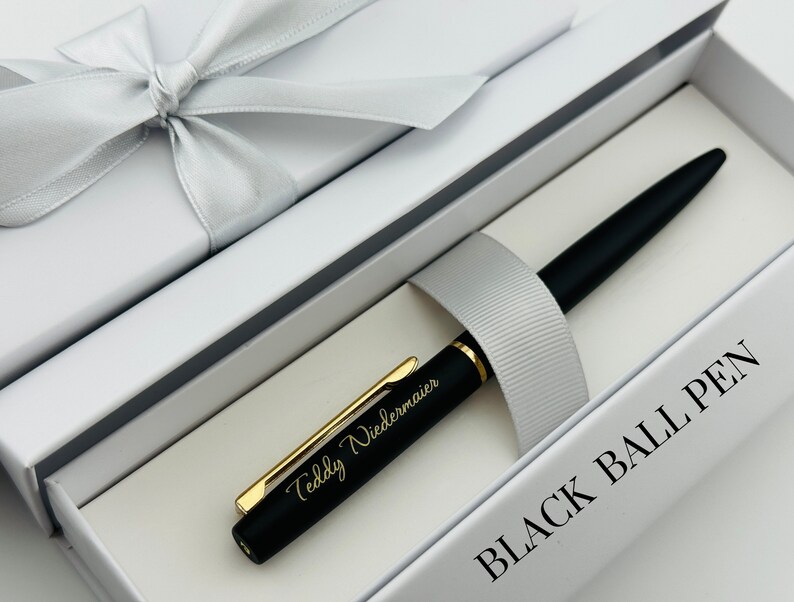 Personalized Pierre Cardin Monza Black Pen