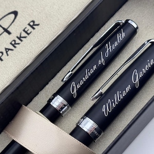 Custom Parker Pen Engraved Gift - Doctor Appreciation for MD Office
