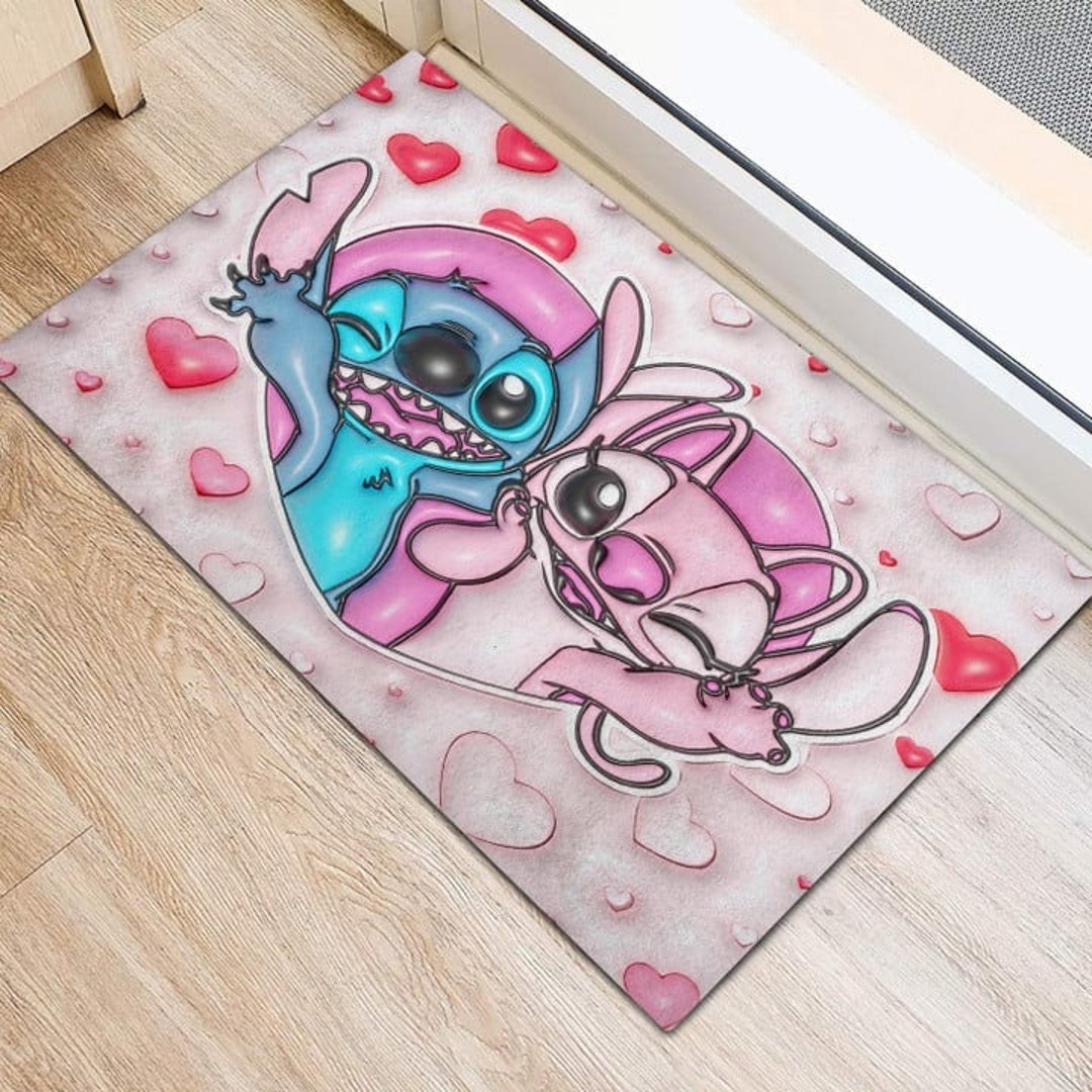Stitch Ohana Door Mat Stitch Doormat Disney Etsy