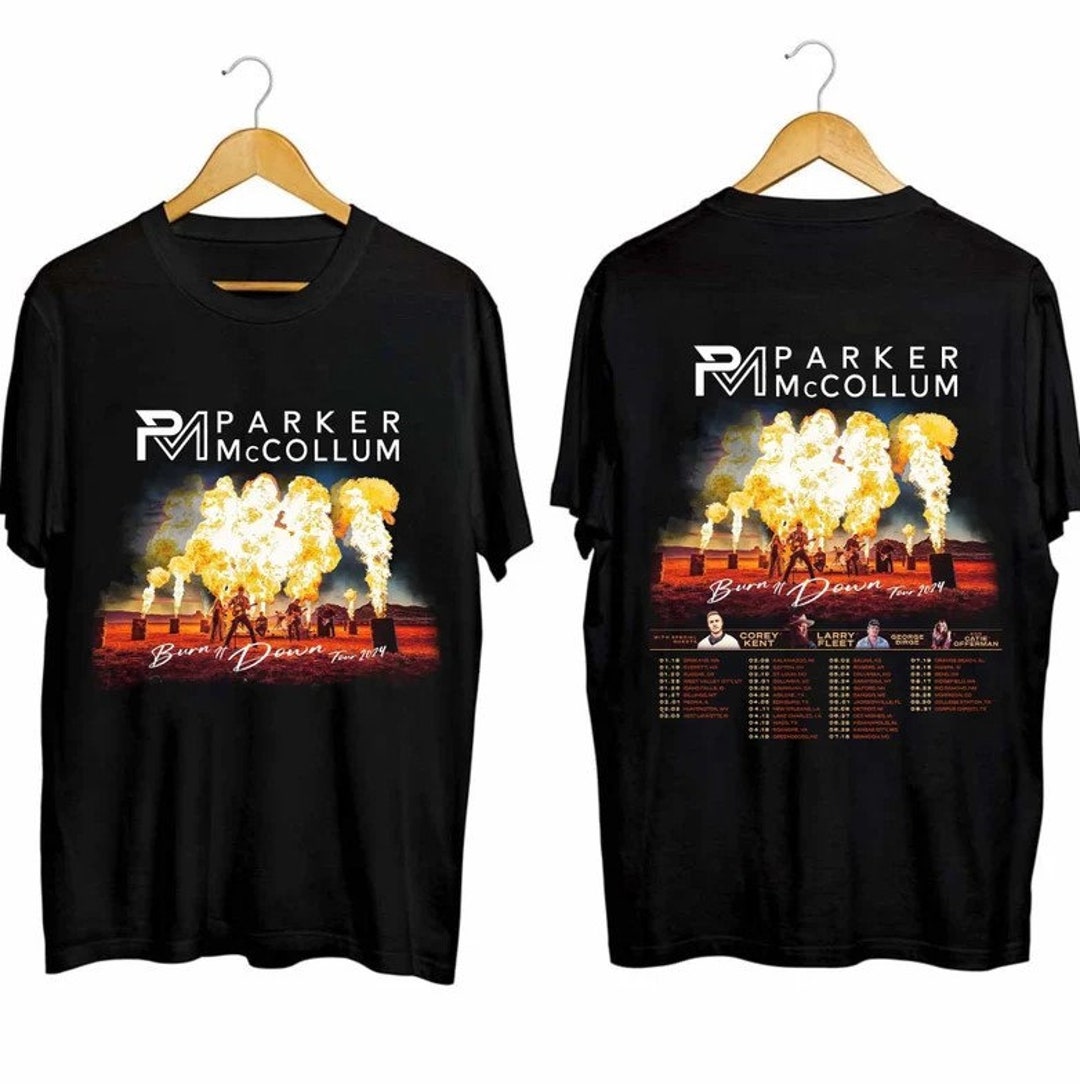 Parker Mccollum Burn It Down Tour 2024 Shirt Burn It Down - Etsy