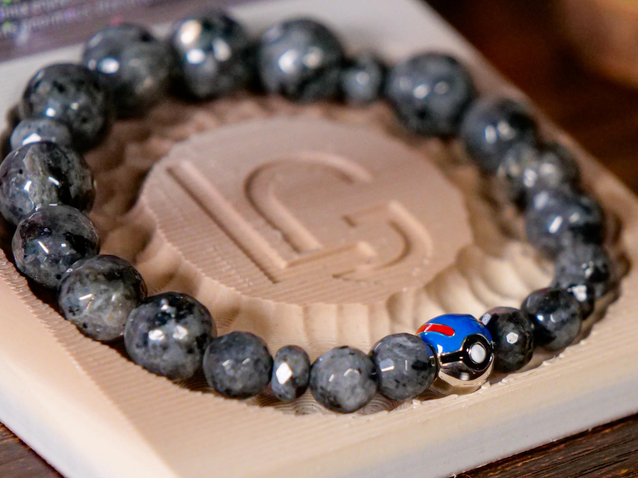 garni ガルニ　Stone Ball Bracelet オニキス GARNI - 【お取り寄せ注文可能】Stone Ball Chain Bracelet(BLACK