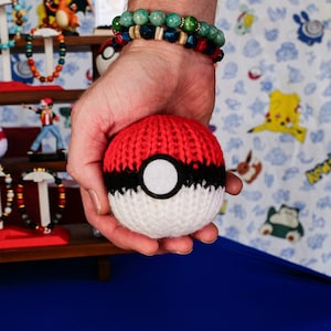 Crochéballs - Knitted Pokéball and Masterball Pokémon Toys, Pokémon Plushie
