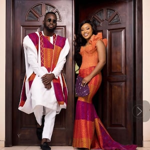 Ghanaian Traditional Marriage Gown, Original kente dress, Royal Blue Traditional Marriage Gown, Modern Kente Gown, Rich Ghanaian Culture Gow