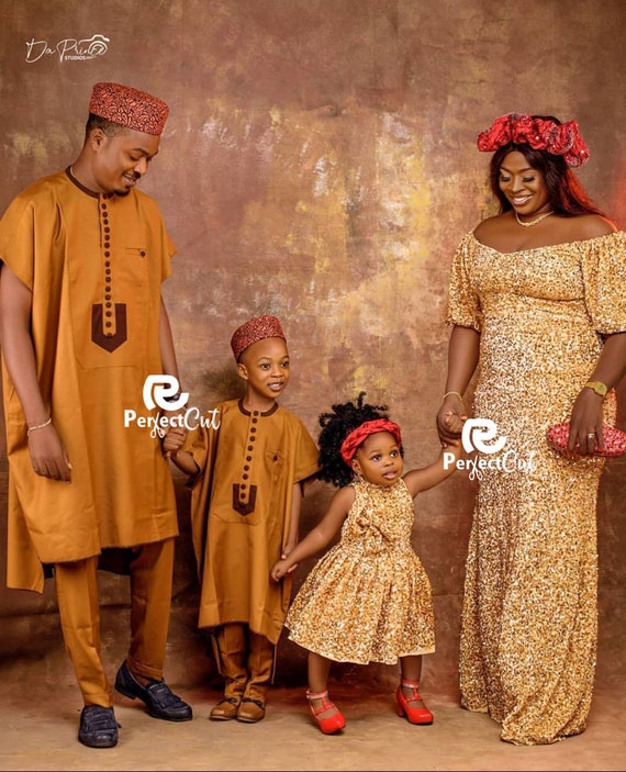 African Family Set Ankara Family Set ankara Couple Set Family