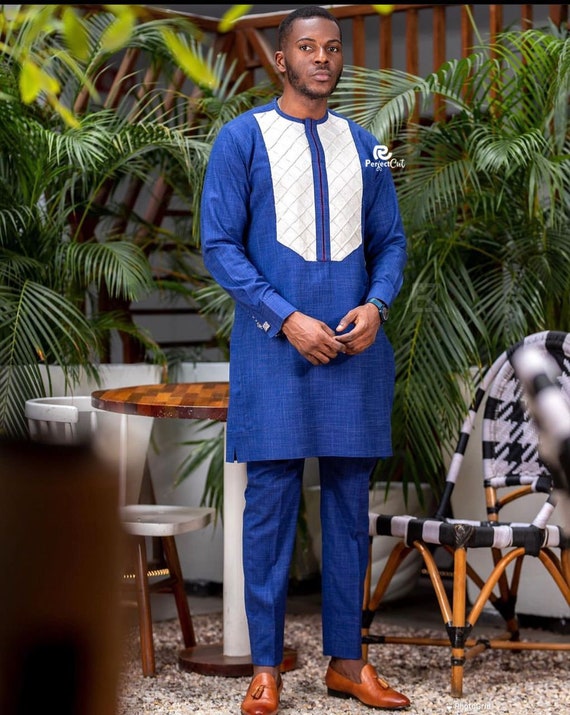 Nigerian male wedding hot sale outfit