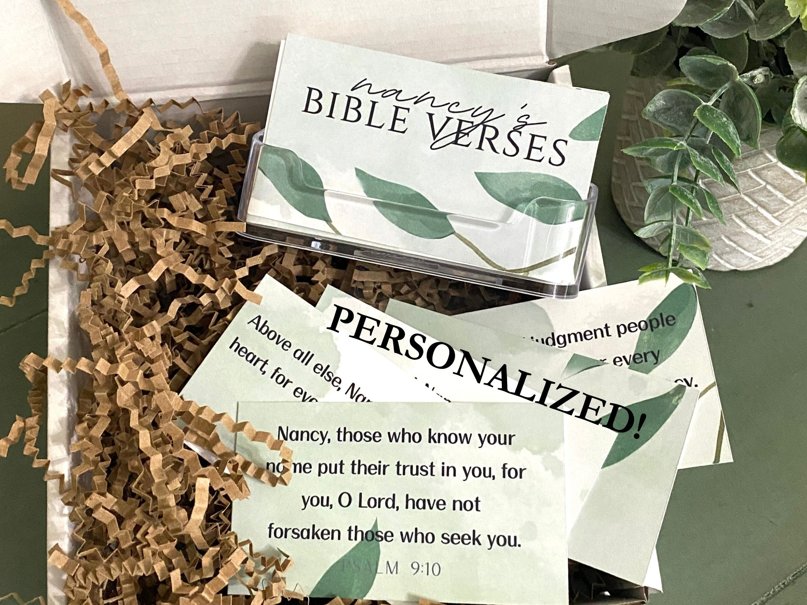 Personalized Scripture Cards | Custom Bible Verse Cards | Christian ...