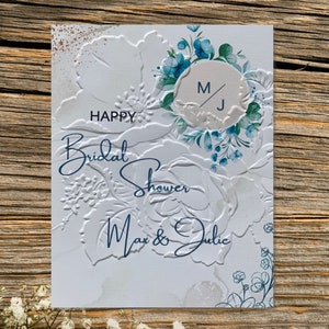Personalized Card for Bride | Bridal Shower Card | Congratulations Card for Bride and Groom | Gift for Couple to be Married