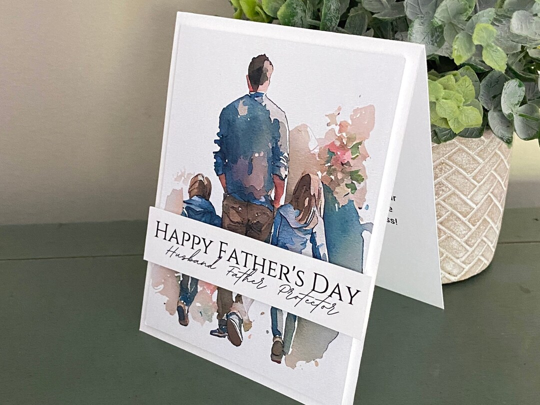 Custom Father's Day Card to My Husband, Happy Father's Day Greeting ...