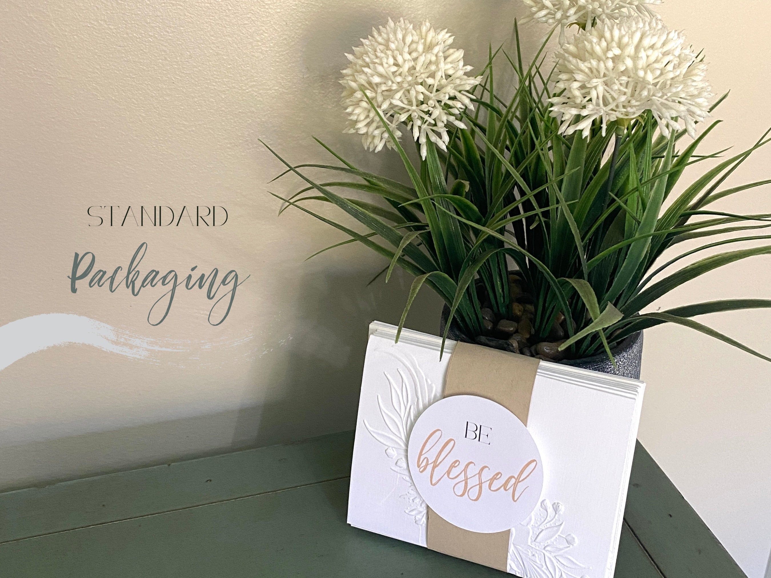 Embossed White Floral Note Card Set of 6 With Envelopes, Wedding Thank ...
