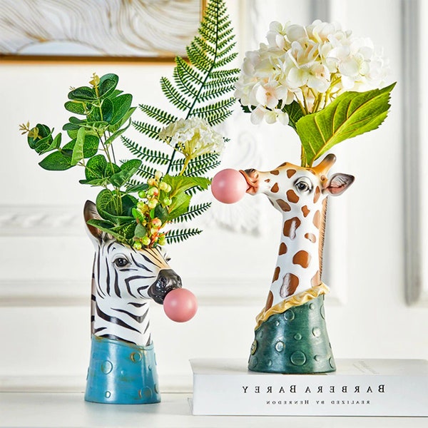 Animal Vase Etsy