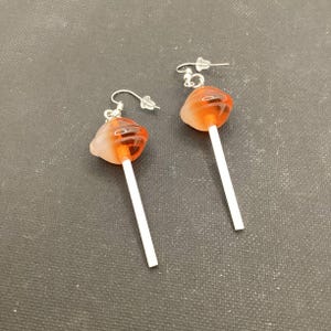 Dum Dum Pops Earrings (Root Beer)