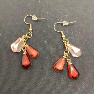 Persephone&#39;s Pomegranates Earrings (Triple Gradient)