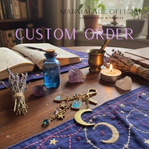 Custom Order - Crystal Bag Charms - Keychains - Personalized Gifts - Bag Accessories - Unique Gifts - Positive Energy - Whimsical Gifts