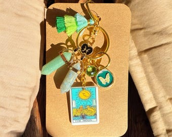 Pisces Zodiac Sign Bag Charm, Pisces Keychain, Pisces Woman Gift, Holiday Gift Pisces, Bohemian Purse Charm, February Birthday, March Gift