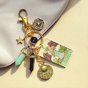 Sagittarius Zodiac Bag Charm, Sagittarius Keychain, Harmony - Abundance - Protection, Sagittarius Positive Energy Gift, Sagittarius Sign