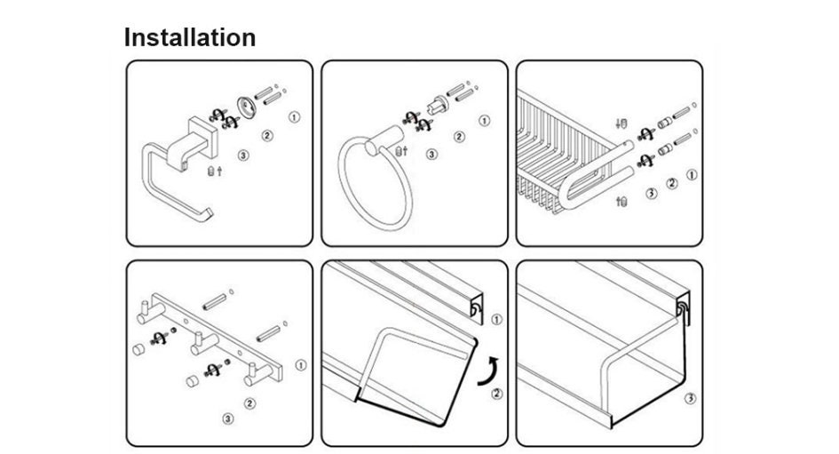Bathroom Towel Rail Toilet Paper Holder Hand Towel Roll Holder Etsy