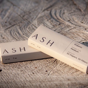 ASH Organic Medium 1 1/4 Formato Carta da arrotolare + Filtri - confezione x2