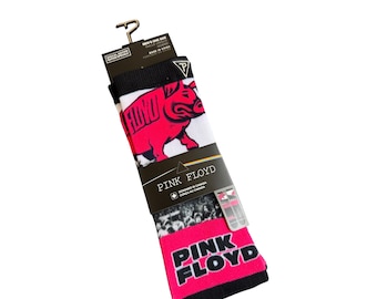 Chaussettes ras du cou Pink Floyd Pig à sublimation pour roi, tête de mort rock and roll