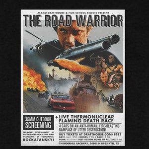 MAD MAX Road Warrior T - Camicia 3XL taglia Uomo Donna taglie NUOVA stampa film cultura pop anni '80 molti colori