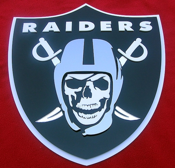 RAIDERS 3D Sign ART Unique Football Team Las Vegas Los Angeles