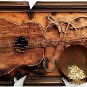 GUITAR 3D ART new custom Fender Gibson Smith stratocaster music room recording studio wall decor bass drums band contemporary abstract immagine 3