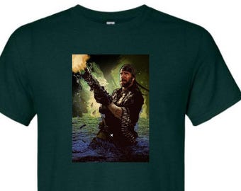 Chuck Norris Movie TV T - Shirt any size S - XL size Dragon Bruce Lee  Hollywood Mens Womens sizes New print movie pop culture many colors