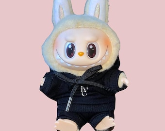 Kpop Custom Art Print Hoodie Outfits for 15cm Stuffed Doll for Fans and Fan Gifts