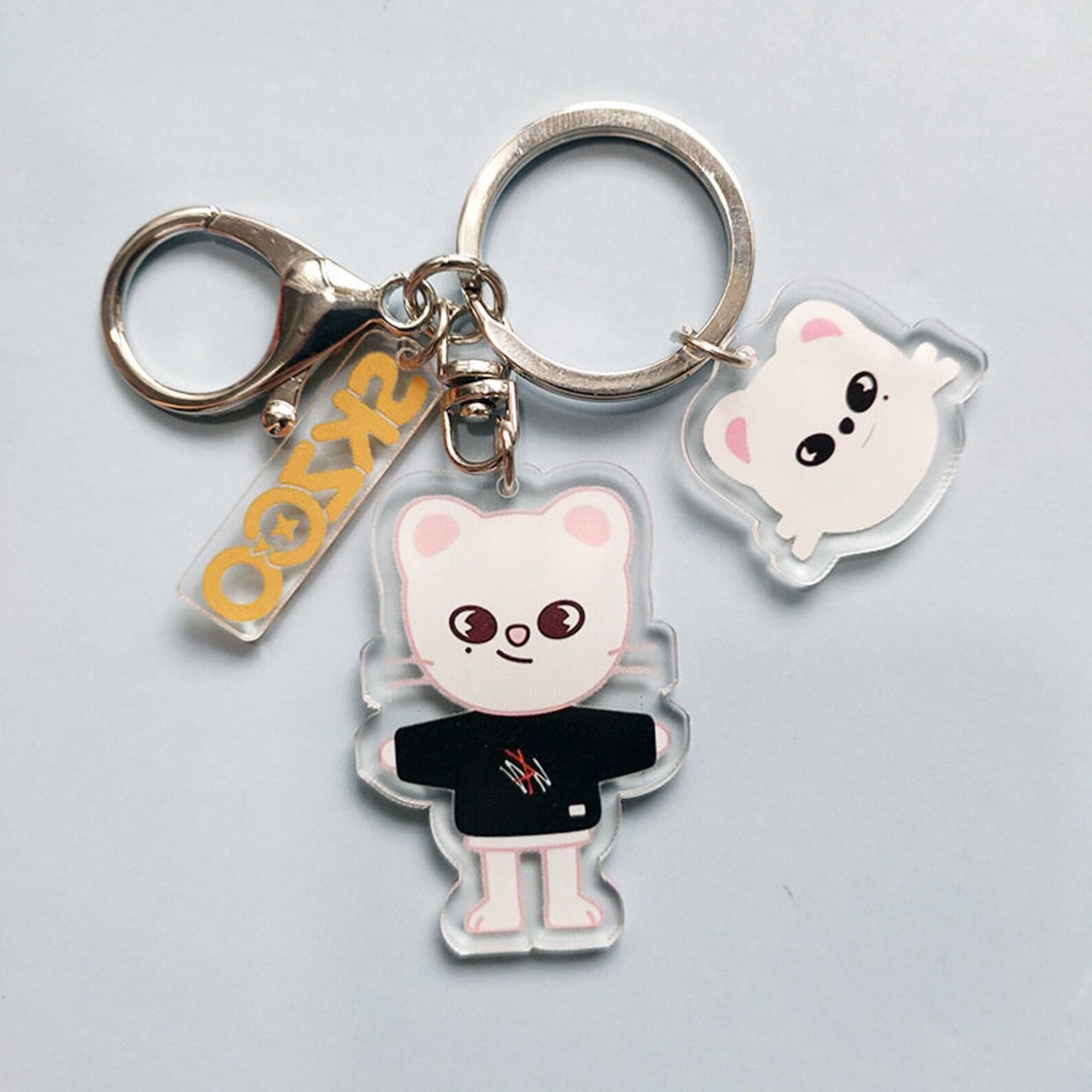 Kpop Three-piece Acrylic Stay Kids Skz Keychain Fan Collection - Etsy ...