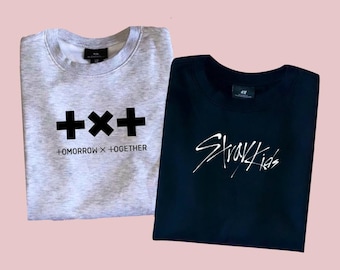Kpop Custom Art Print Long Sleeve Sweatshirt for Fans and Fan Gifts