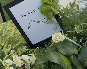 Formula 1 Wedding Table Number Template | Editable F1 Track Table Signs