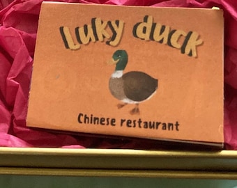 LUCKY DUCK 16 wishes match box