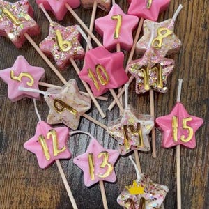 Sweet 16 Kerzen-Set - 16 Wünsche Geburtstagskerzen - Einzigartiges Sweet Sixteen Geschenk - Ästhetisches Geburtstagsdekor für Mädchen - Erinnerungsbox Bild 4