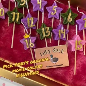 Sweet 16 Kerzen-Set - 16 Wünsche Geburtstagskerzen - Einzigartiges Sweet Sixteen Geschenk - Ästhetisches Geburtstagsdekor für Mädchen - Erinnerungsbox Bild 6