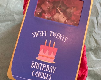 Sweet 20 candle box 16 Wishes Candle Box Gold tin Lucky duck matchbox Abby Jensen sweet twenty sweet twenty candles