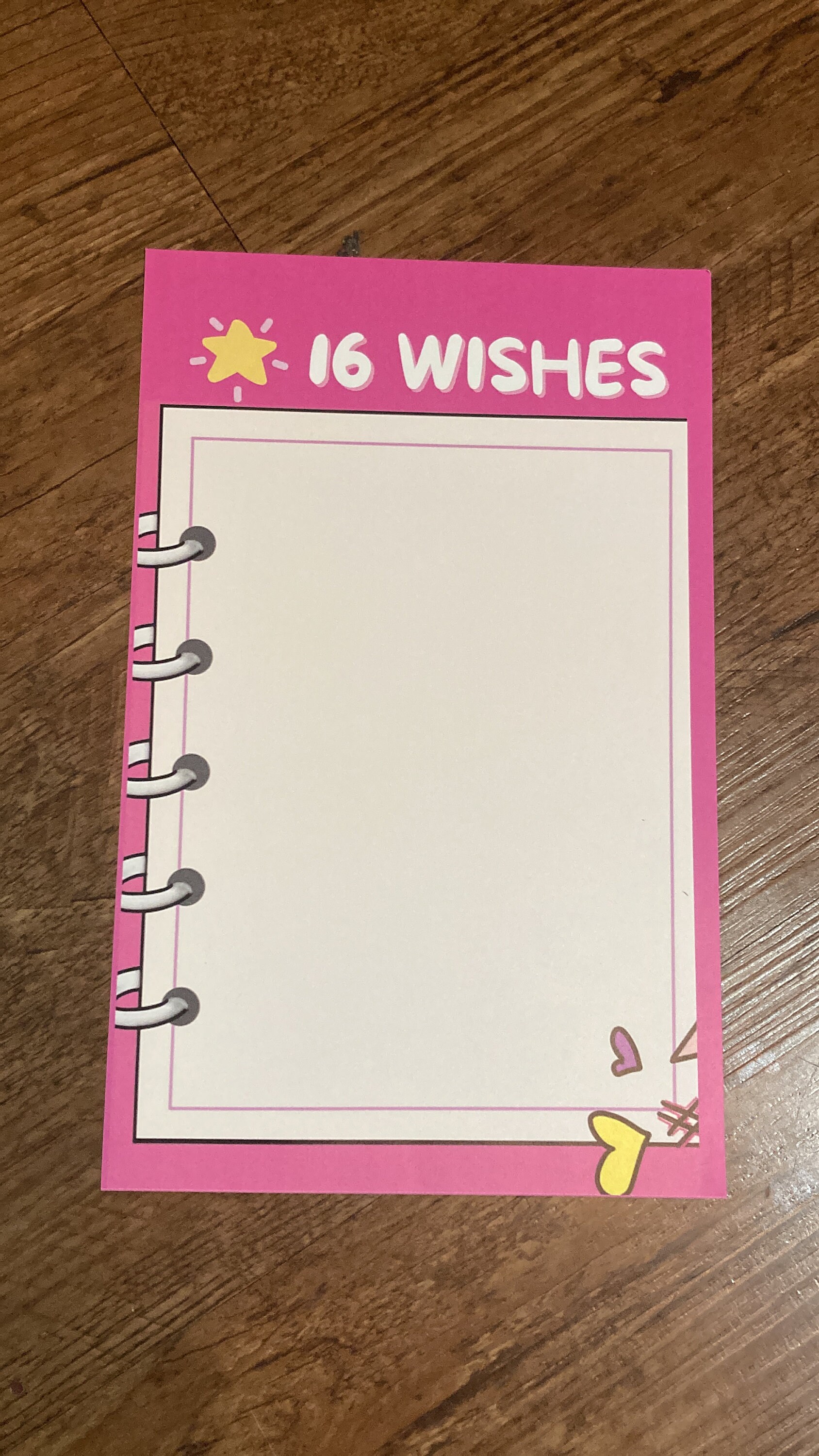 16-wishes-list