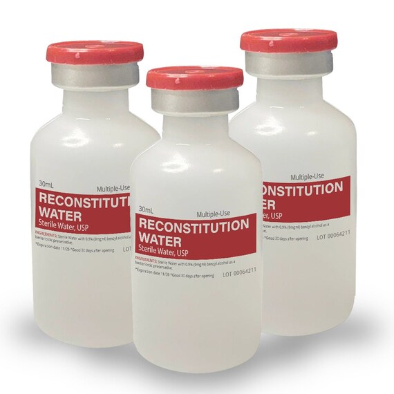 Reconstitution Solution Also Known as Bacteriostatic Water - Etsy